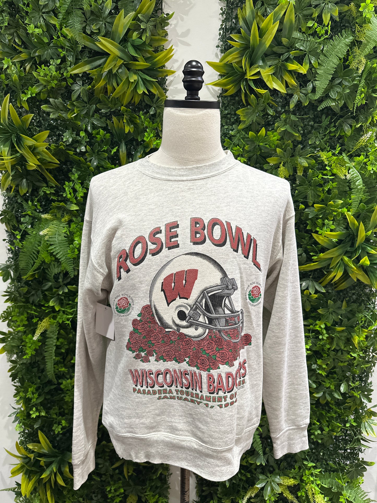 (Mens Large) 1994 Wisconsin Badgers Rose Bowl Sweater 007