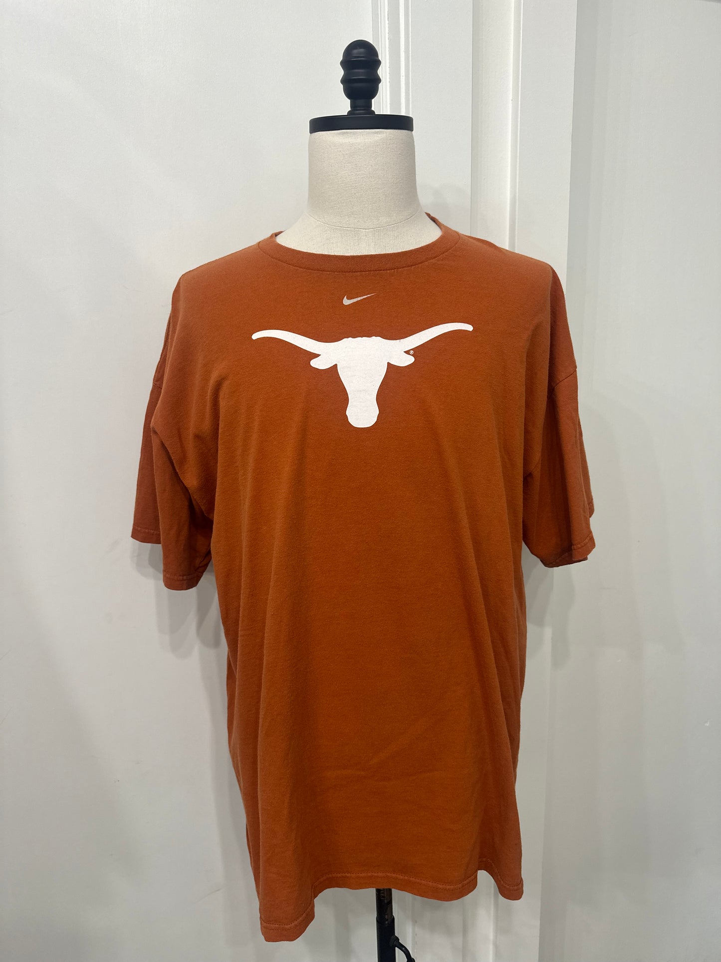 (Mens 2X) Nike Center-Swoosh Texas Longhorns Shirt 007