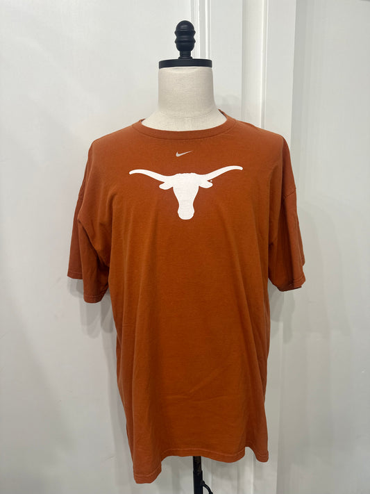 (Mens 2X) Nike Center-Swoosh Texas Longhorns Shirt 007