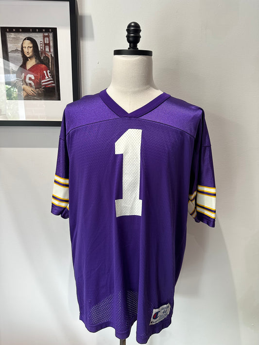 (Mens XL) 90s Minnesota Vikings 'Warren Moon' Jersey 007