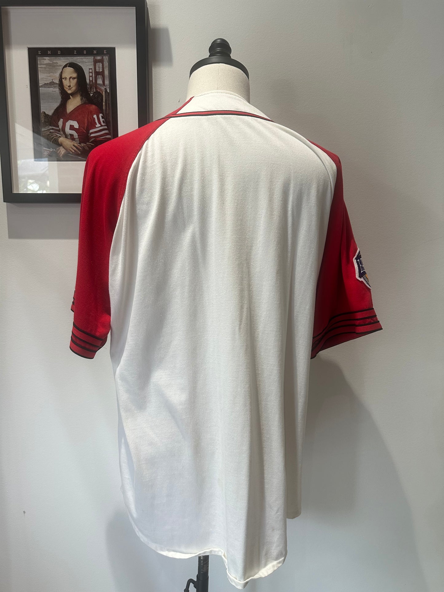(Mens XL) 90s Chicago Bulls Starter Baseball Jersey