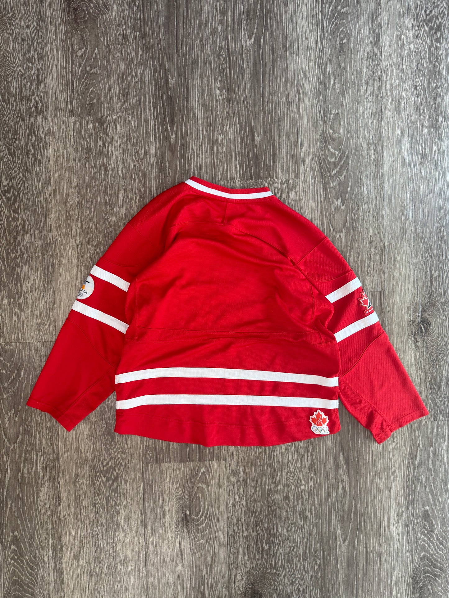 (Kids L/XL) 90s Nike Canada Hockey Jersey