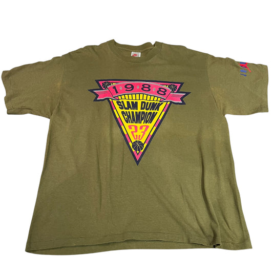 (Mens Large) 1988 Slam Dunk Champion Jordan Shirt
