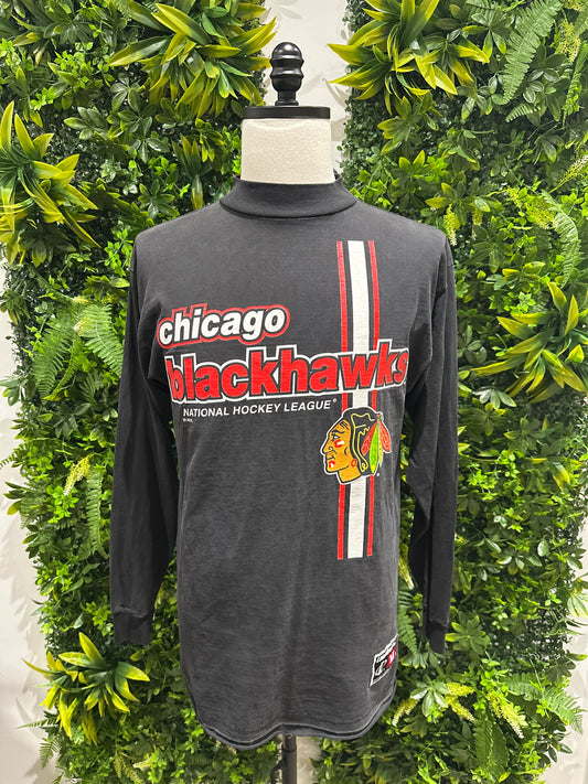 (Mens Medium) Chicago Blackhawks Long Sleeve