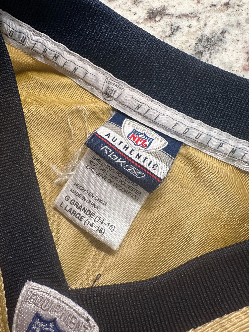 (Kids Large) 2000s Torry Holt Gold St. Louis Rams Jersey|860