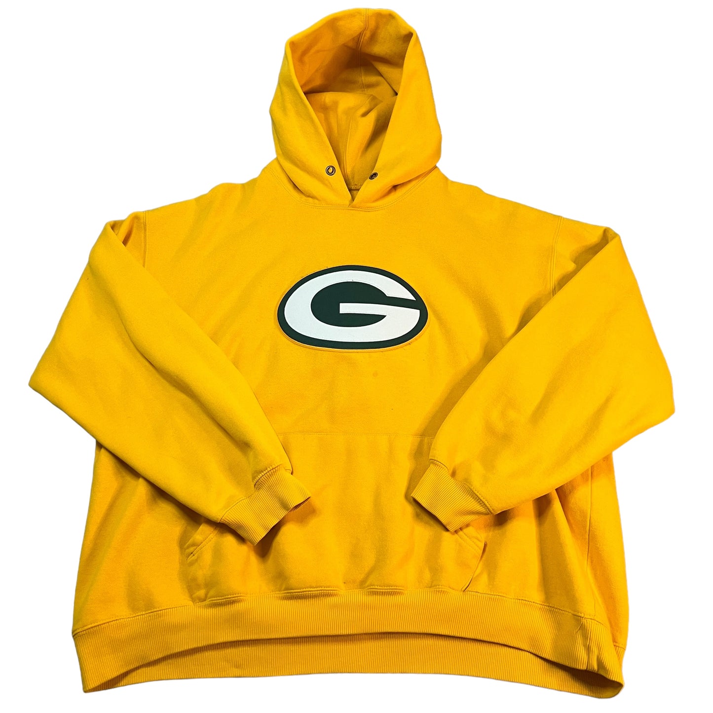 Green Bay Packers Hoodie Mens 2XL XXL Sweat Shirt Reinhart #90 Embroidered