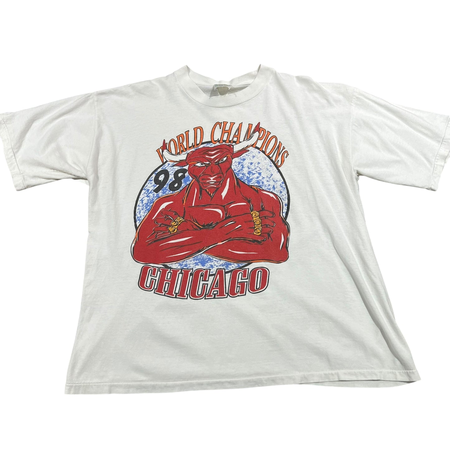 Vintage 1998 Chicago Bulls Shirt Mens XL Benny the Bull