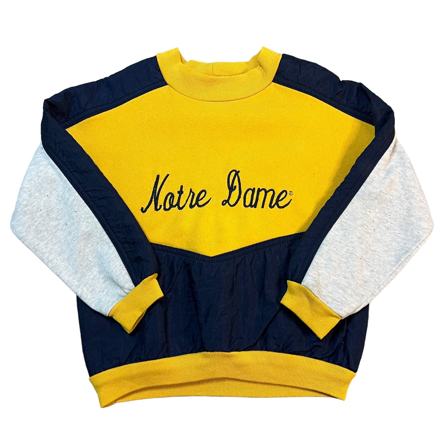 Vintage Notre Dame Crewneck Kids Youth 6 Sweater 90's NCAA