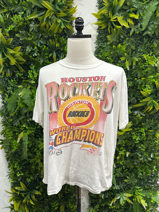 (Mens XL) 1994 Houston Rockets World Champs Shirt 007