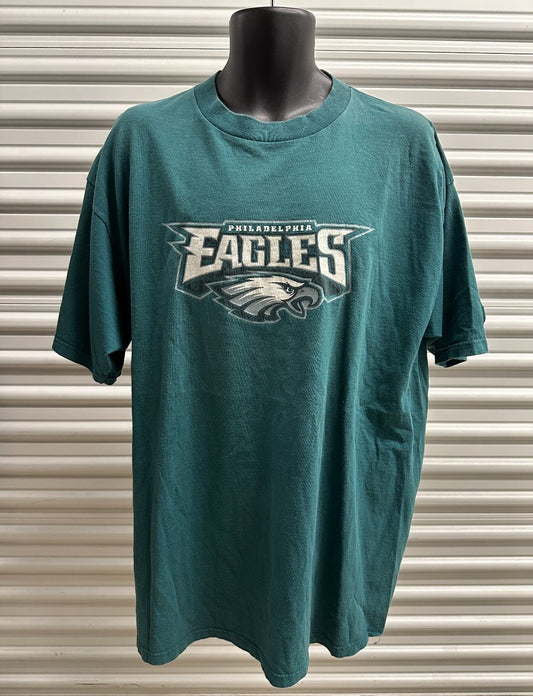 (Mens XL) 90s Logo Athletic Philly Eagles Shirt|1498