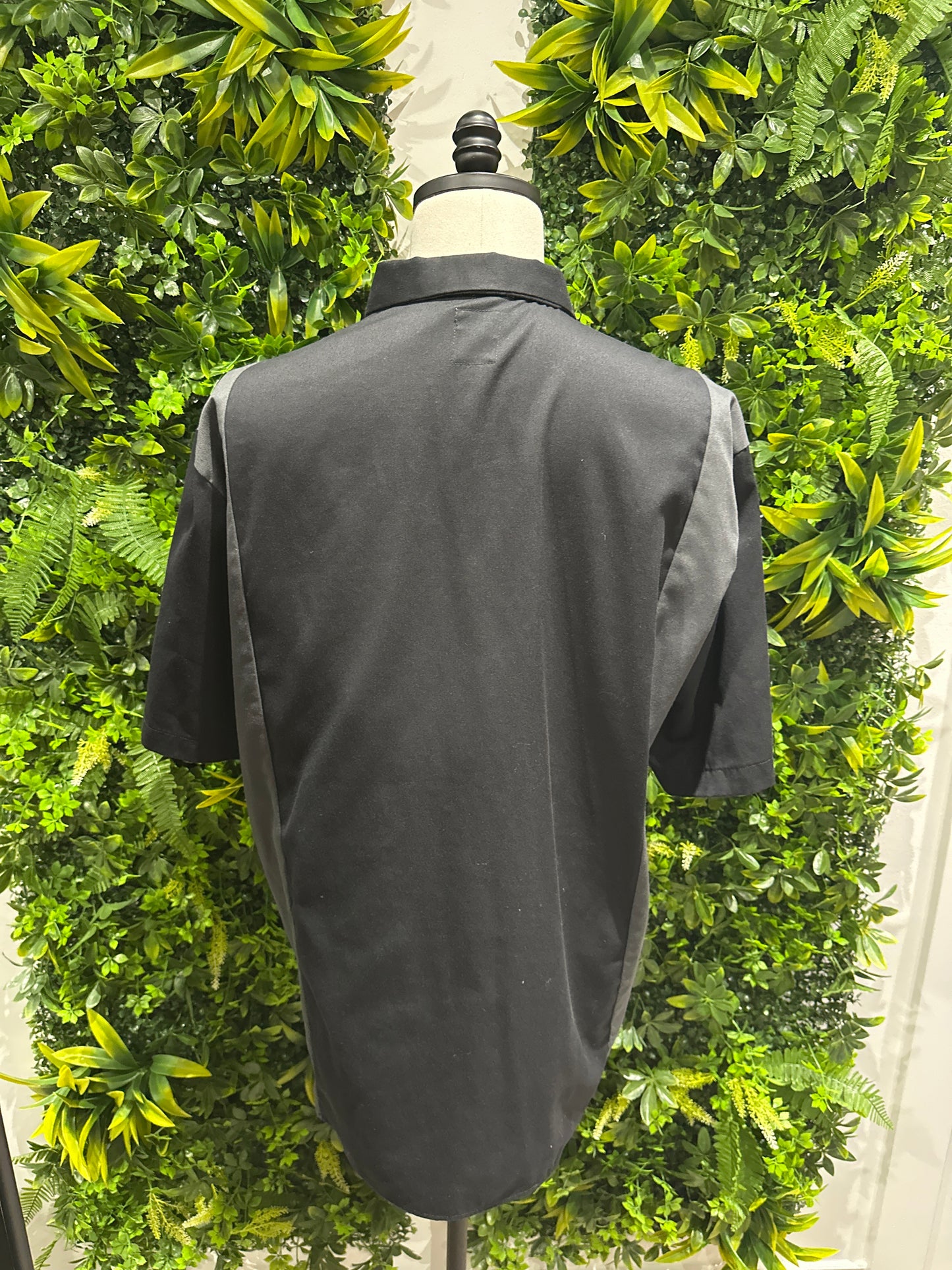 (Mens 2X) Dickies Black Button-Up Shirt 007
