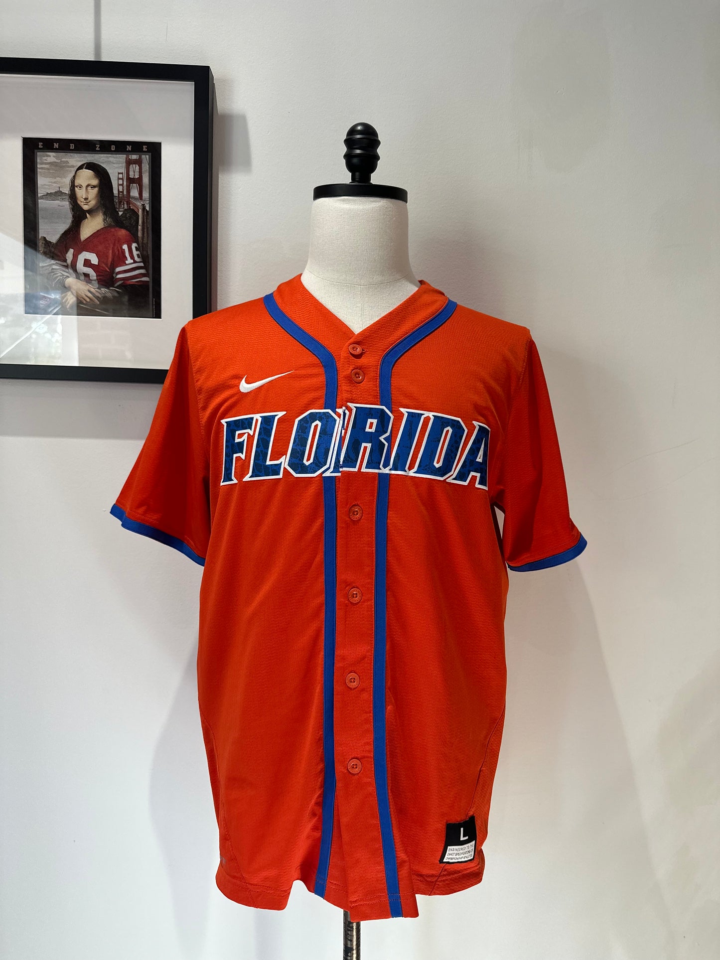 (Mens Large) Nike Florida Gators Baseball Jersey