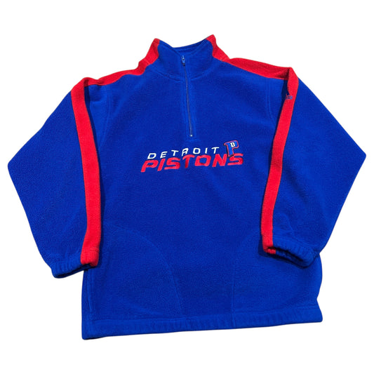 Detroit Pistons Fleece Sweater Kids Youth Medium Adidas