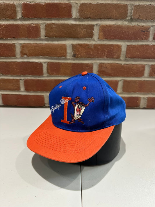 (Adult) 90s University of Illinois Taz Snapback Hat