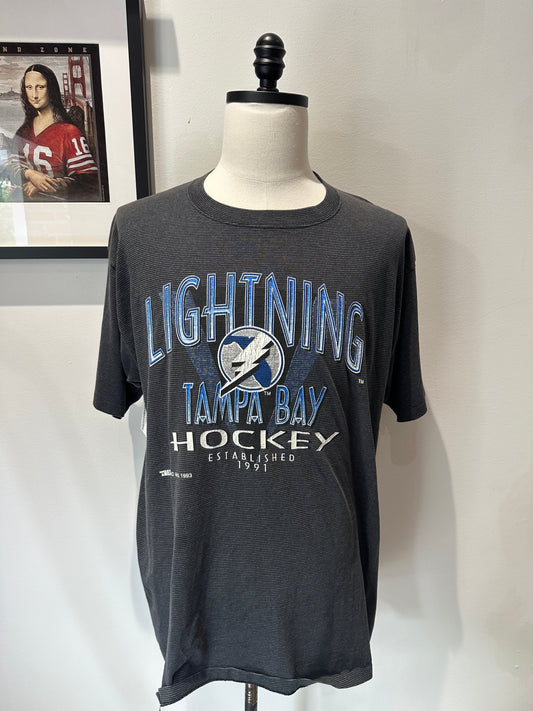 (Mens Large) 90s Tampa Bay Lightning Hockey Shirt 007