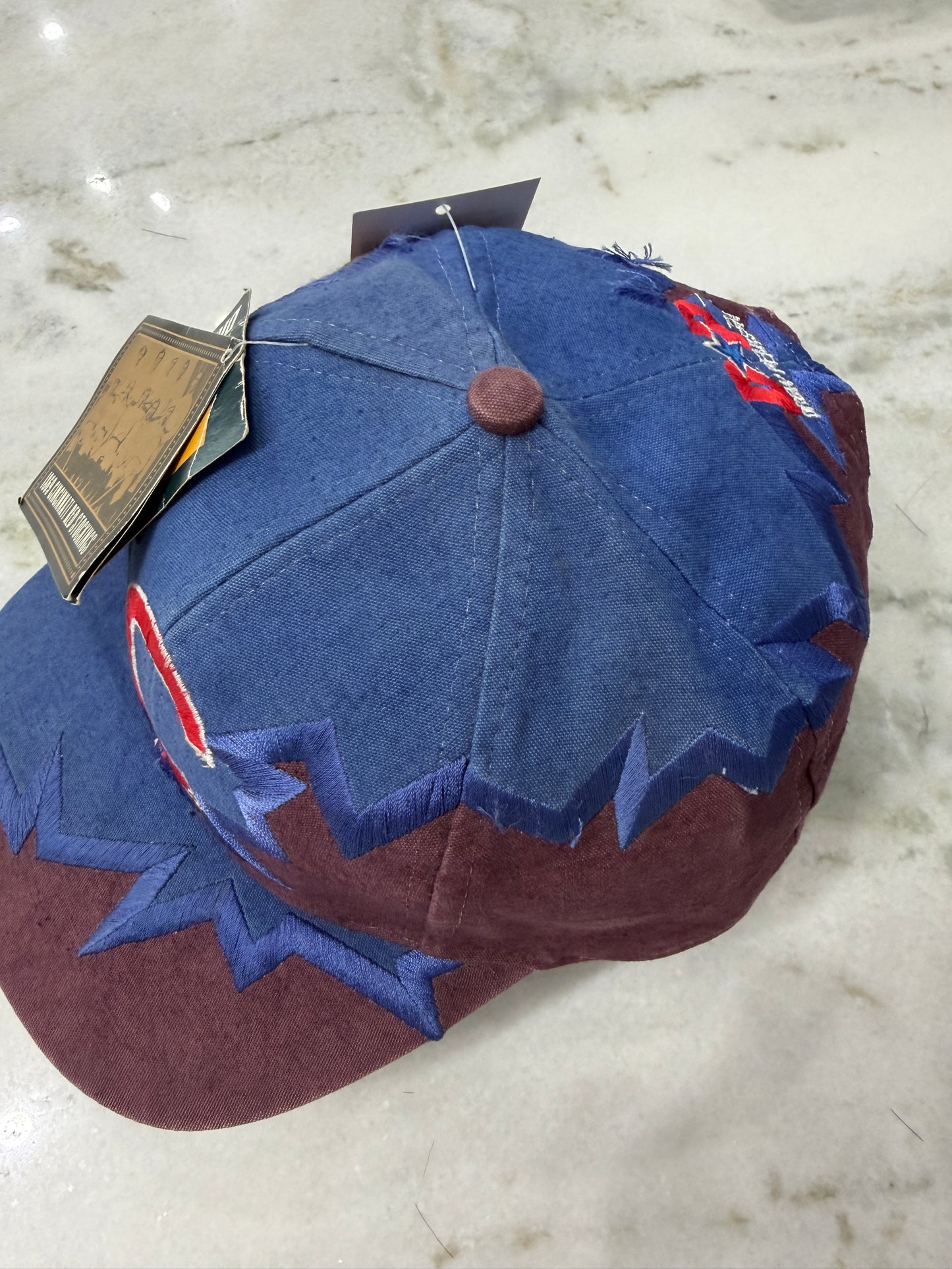 90s Chicago Cubs Drew Pearson Jagged Edge Hat