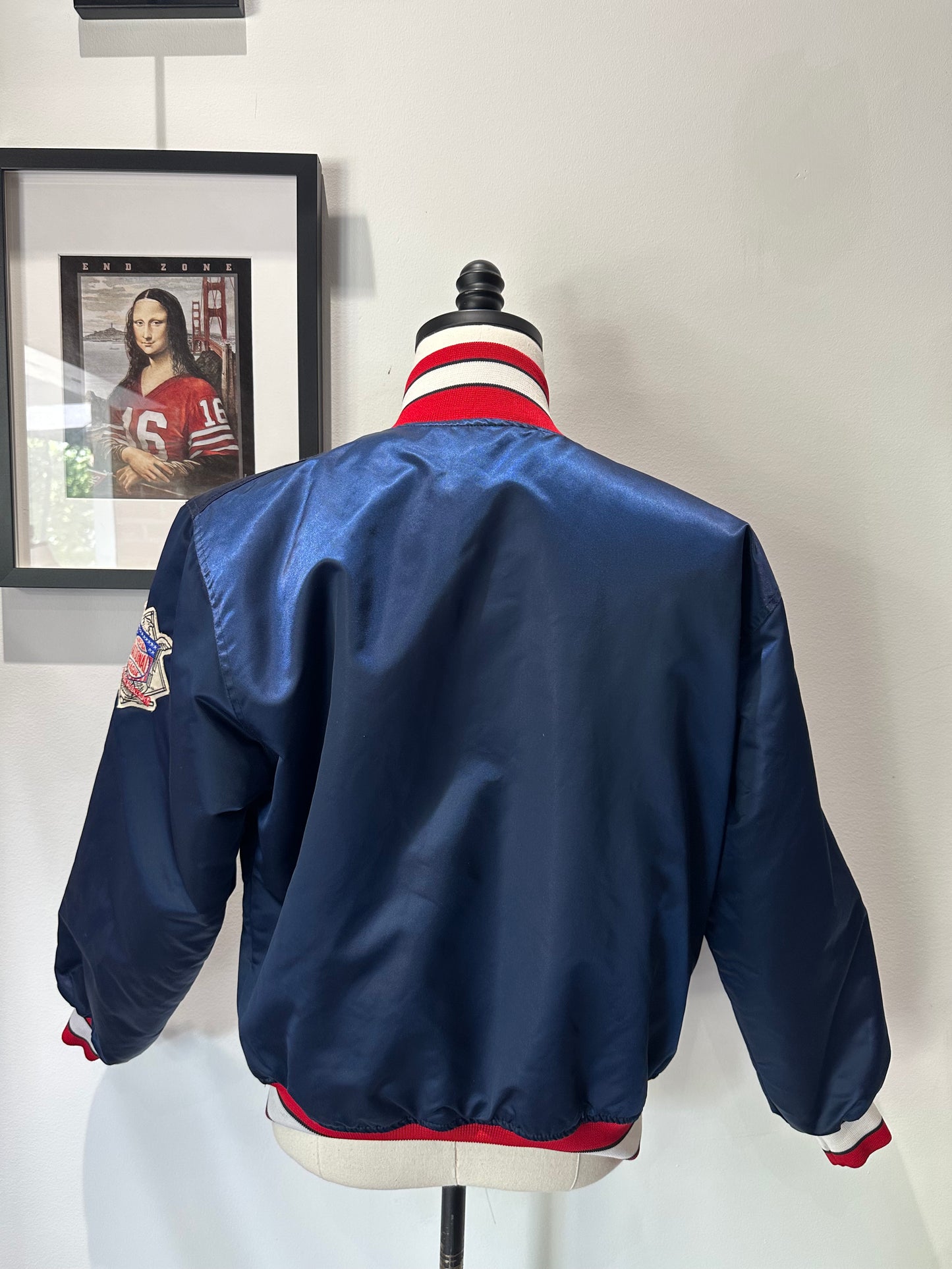 (Mens Medium) 90s Atlanta Braves Bomber Jacket 007