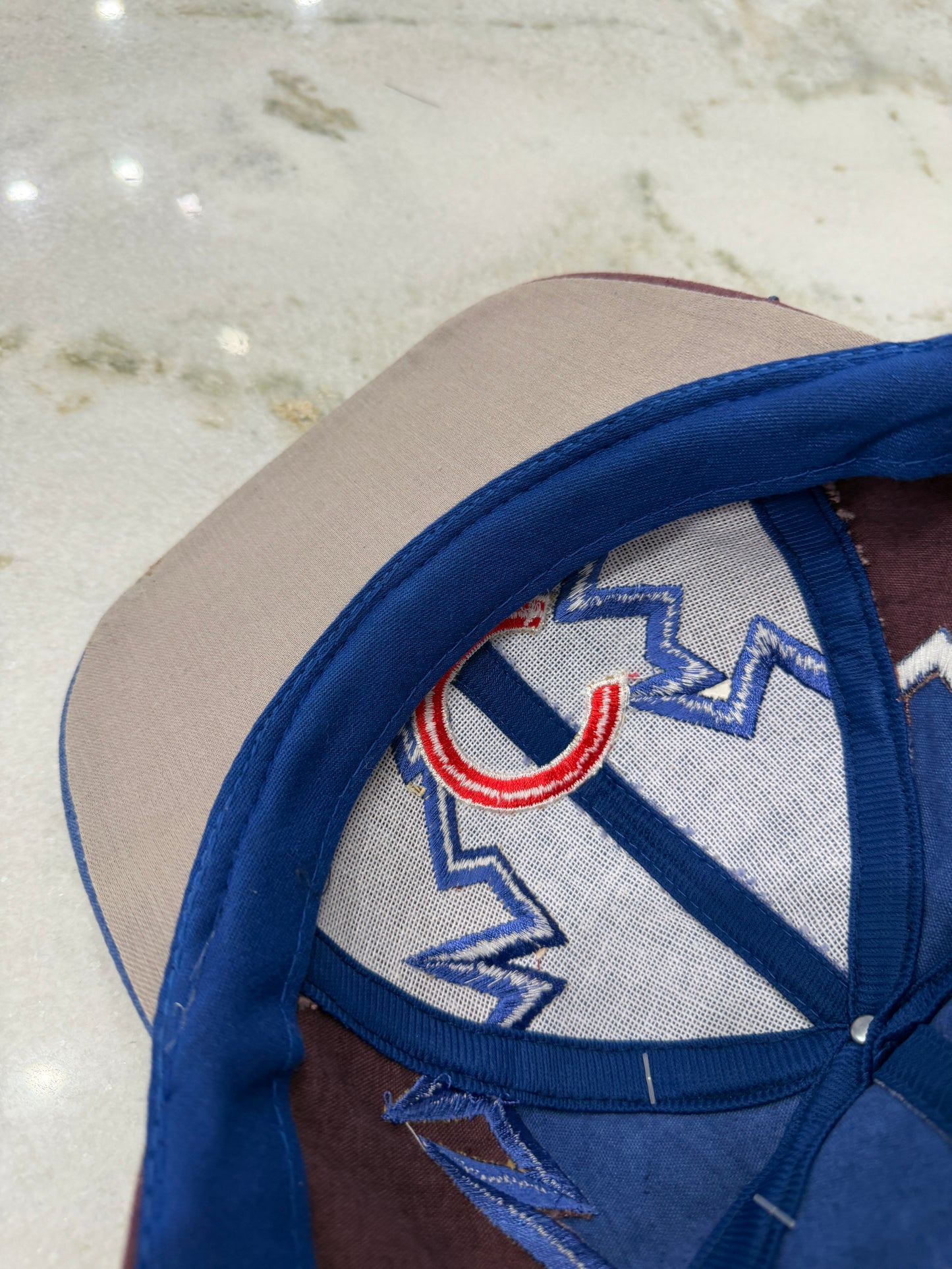 90s Chicago Cubs Drew Pearson Jagged Edge Hat