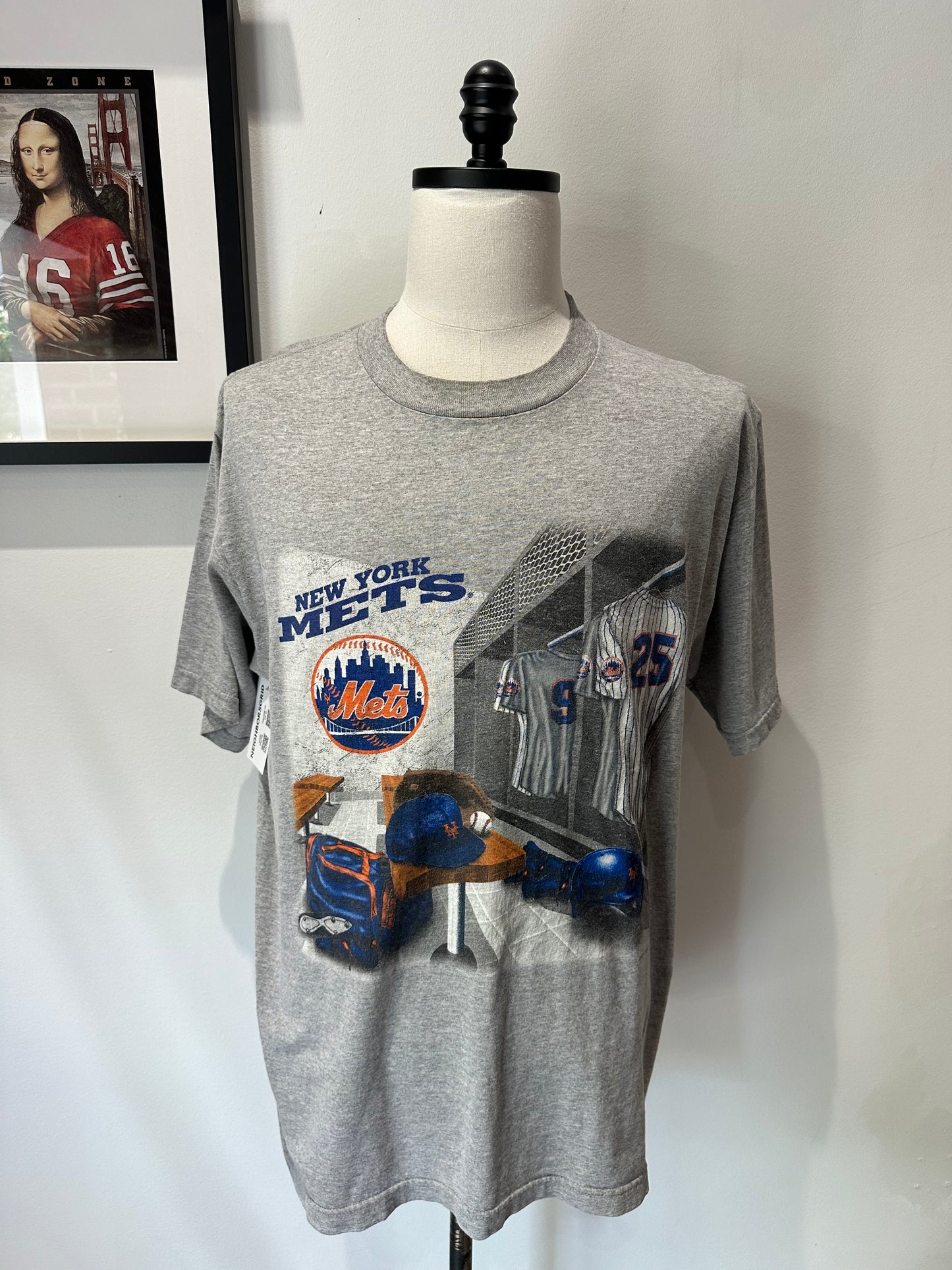 (Mens Large) 90s New york Mets Shirt 007