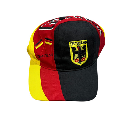 Vintage Deutschland Germany Snapback Hat Swirl Wrap Around