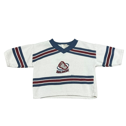 (Kids 6) 90s Colorado Avalanche Shirt Jersey