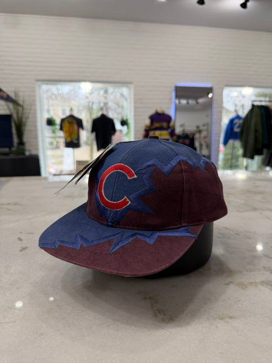 90s Chicago Cubs Drew Pearson Jagged Edge Hat