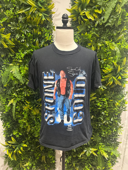 (Mens Large) 90s WWF 'Stone Cold Steve Austin' Shirt 007