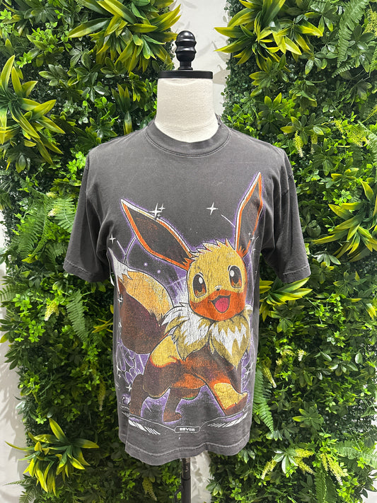 (Mens Medium) Capstar Pokemon 'Evee' Shirt 007