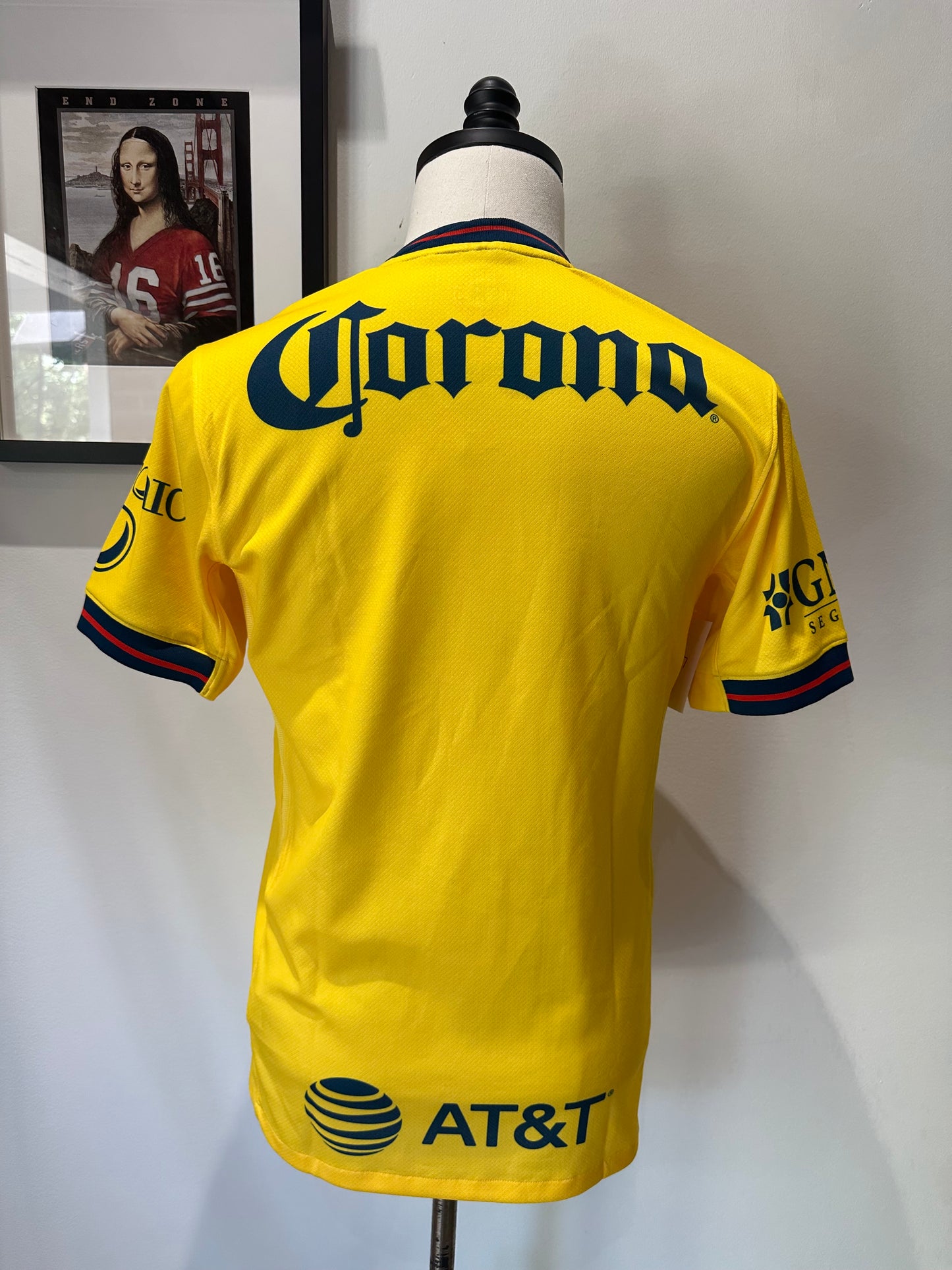 (Mens Small) Nike Club America Soccer Jersey 007