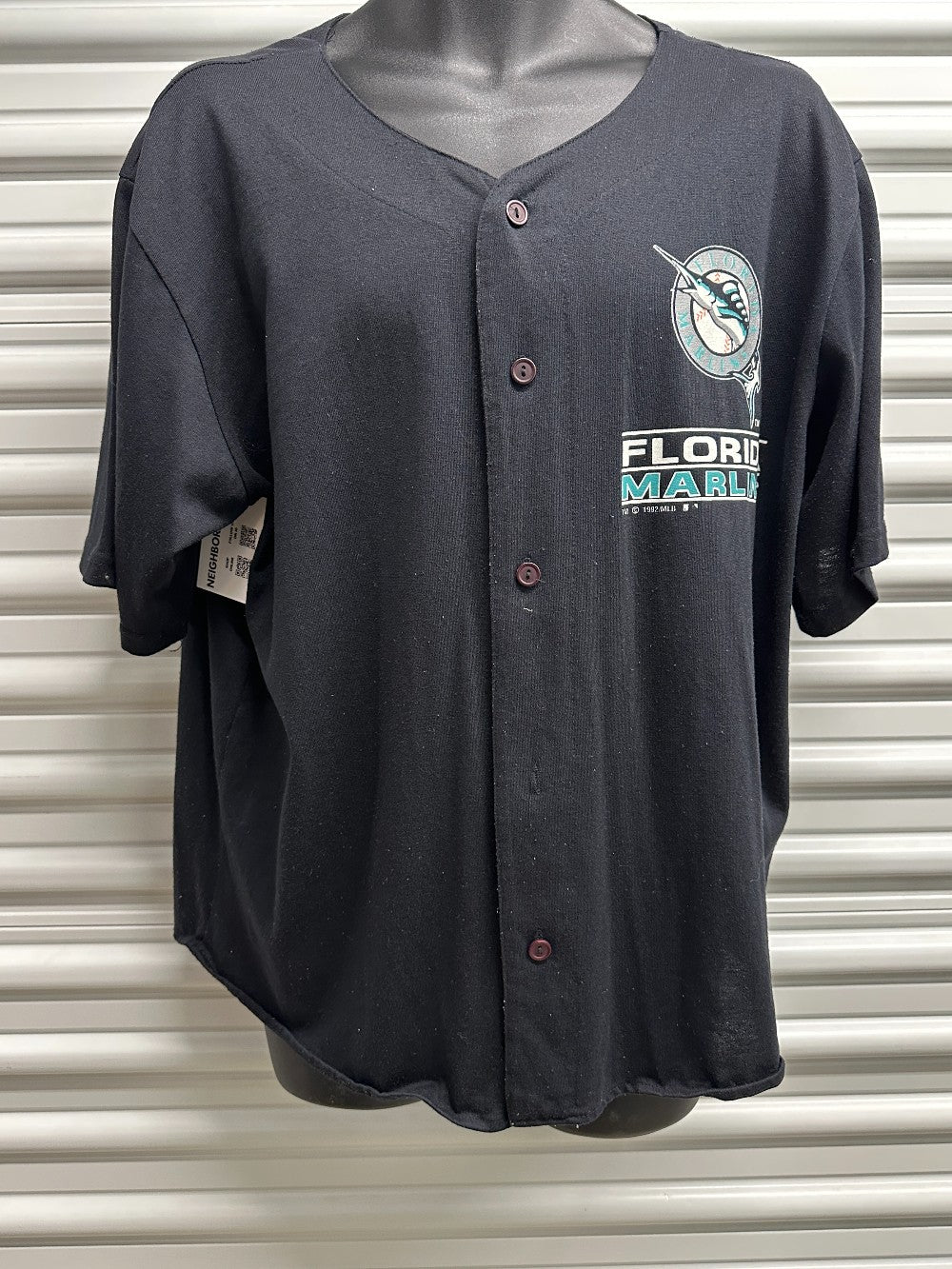 (Mens L) 1992 Florida Marlins MLB Shirt|2735