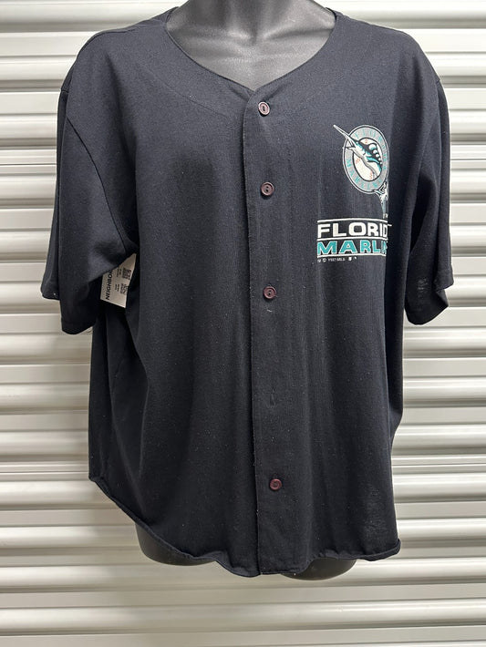 (Mens L) 1992 Florida Marlins MLB Shirt|2735