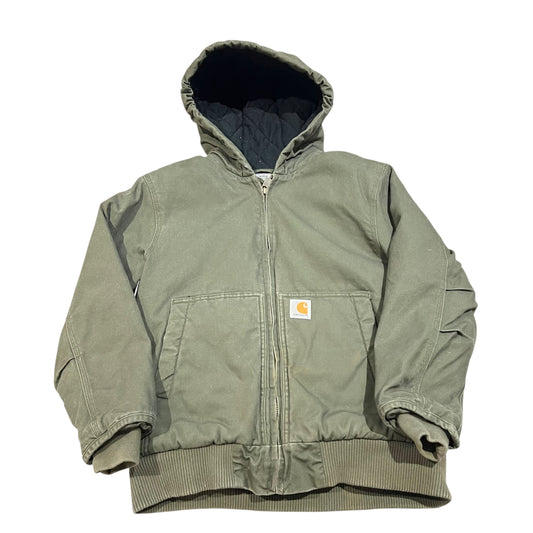 Carhartt Kids Active Jacket Kids Medium 10-12 Green Mos Duck