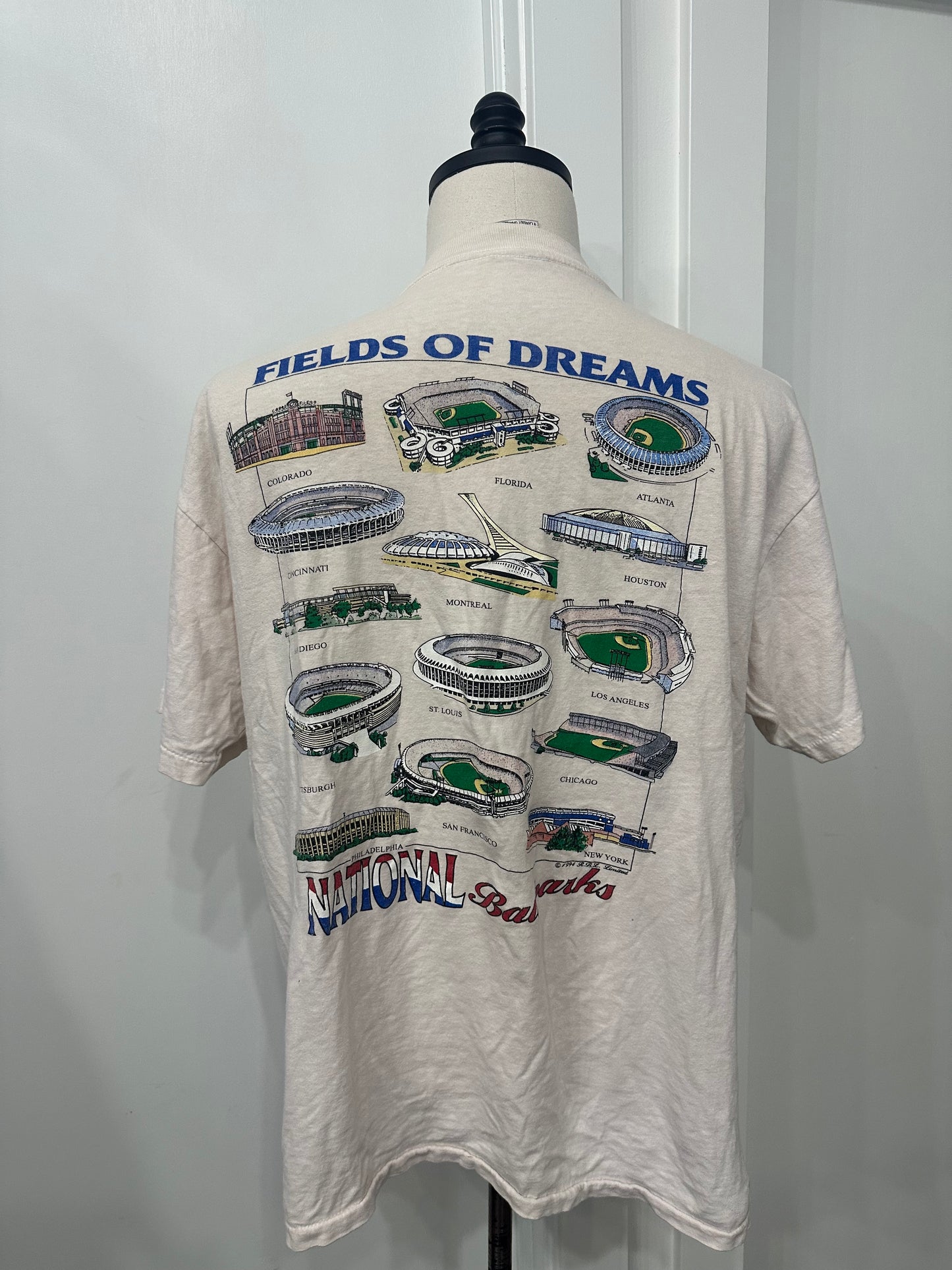 (Mens XL) 90s 'Field of Dreams' Baseball Shirt 007