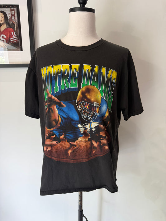 (Mens XL) 90s Notre Dame Football Shirt