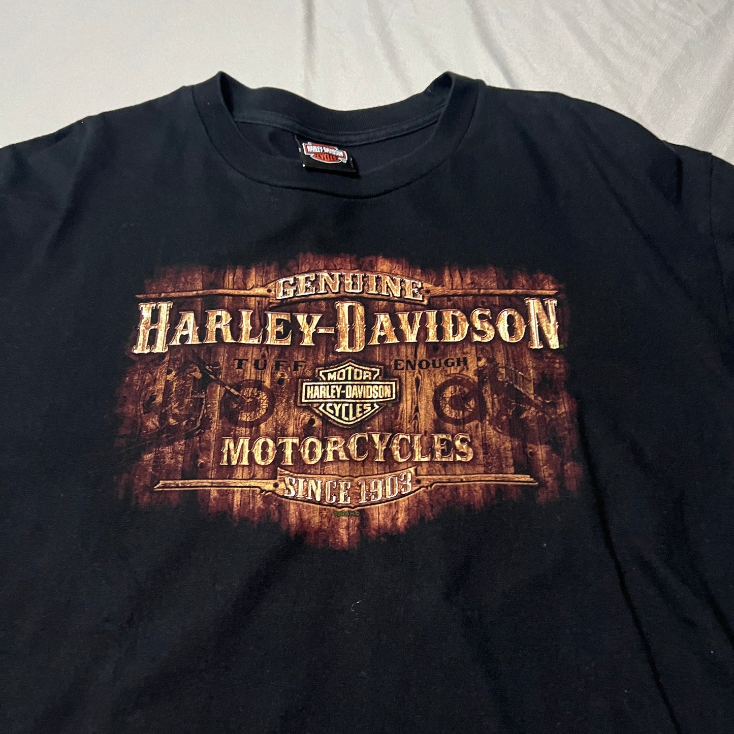 Harley Davidson Shirt Mens 2XL XXL Short Sleeve Black Motorcycle Biker