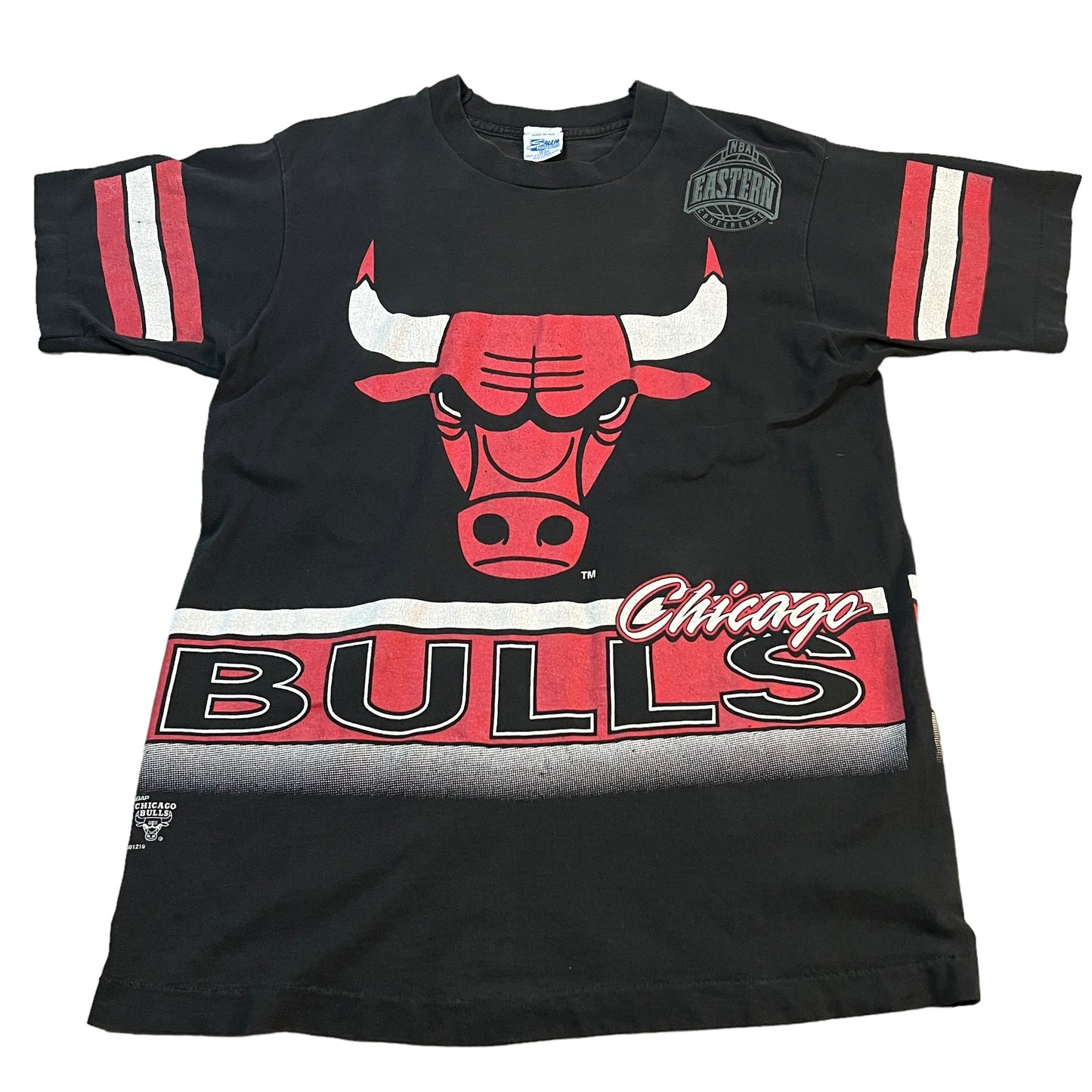 Vintage Chicago Bulls Shirt Womans XL 90's Short Sleeve Salem Sportswear