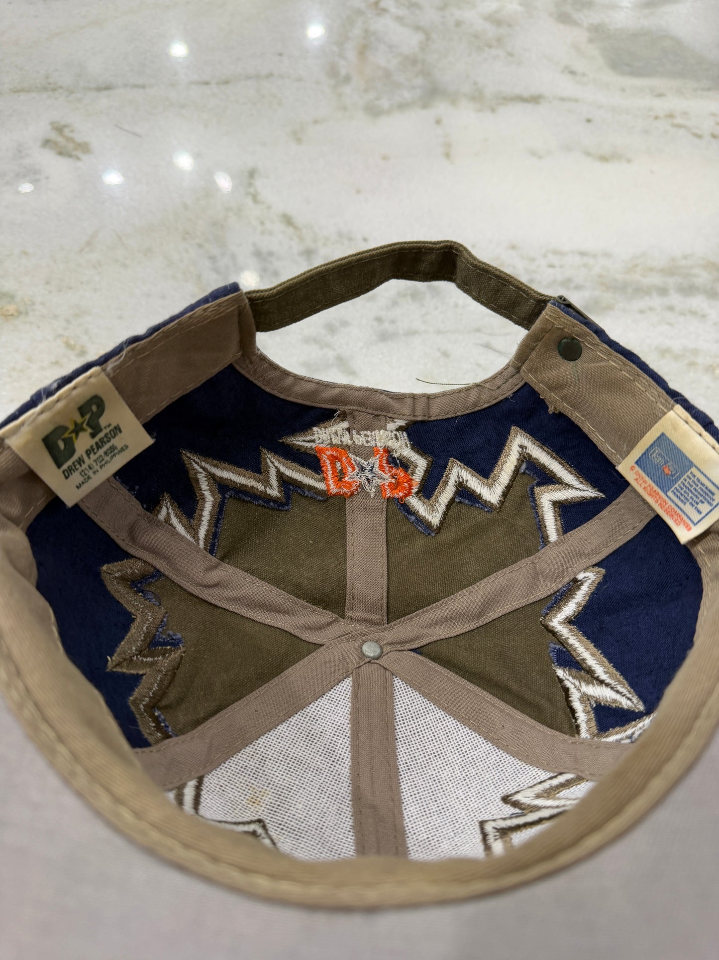 90s Chicago Bears Drew Pearson Jagged Edge Hat