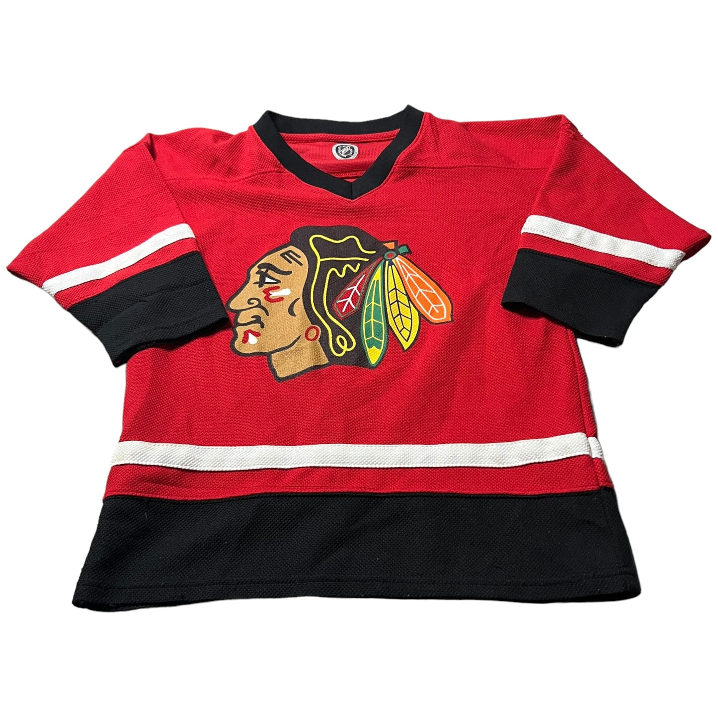 Chicago Blackhawks Jersey Kids Youth Medium Blank No Name NHL Red