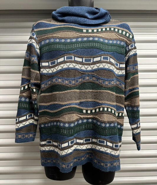 (Womens M) Vintage Lilly 3D Knitted Sweater|1761