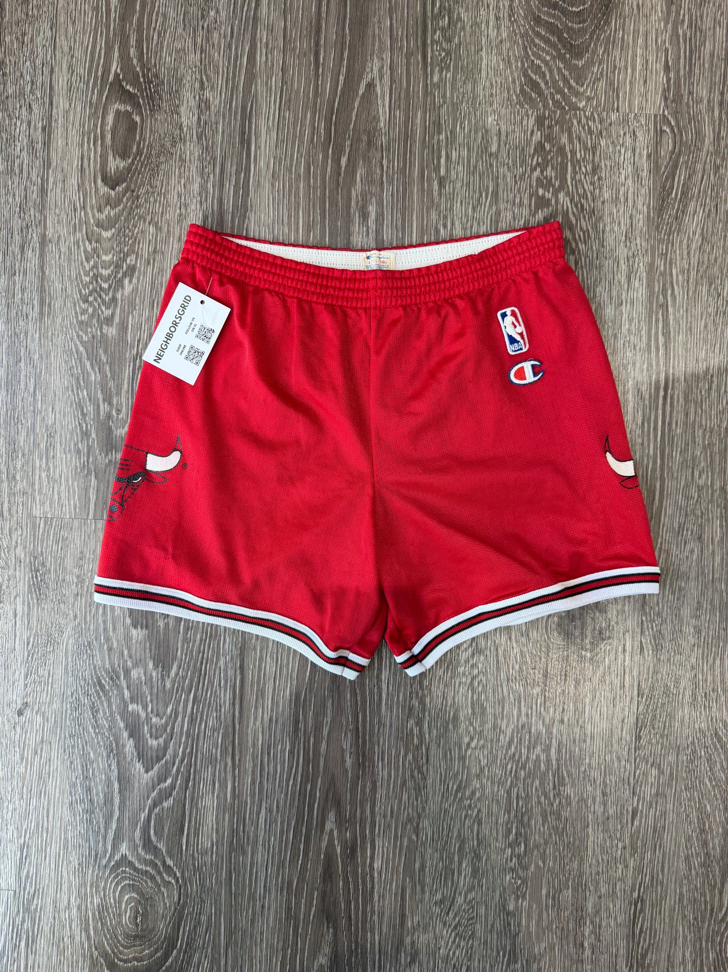 (Kids Large) 90s Champion Chicago Bulls Shorts