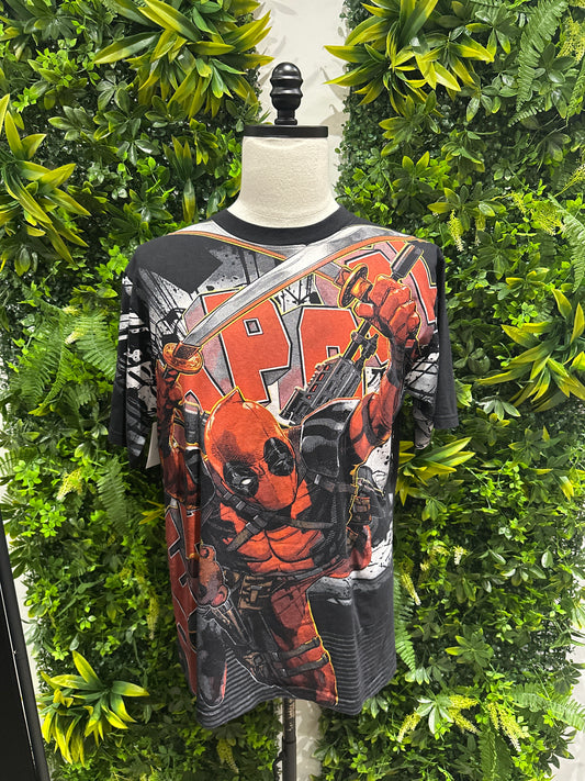 (Mens Large) The Premium Deadpool AOP Shirt 007