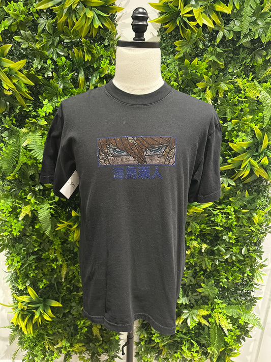 (Mens Medium) Hypland Yu-Gi-Oh! Rinestone Shirt 007
