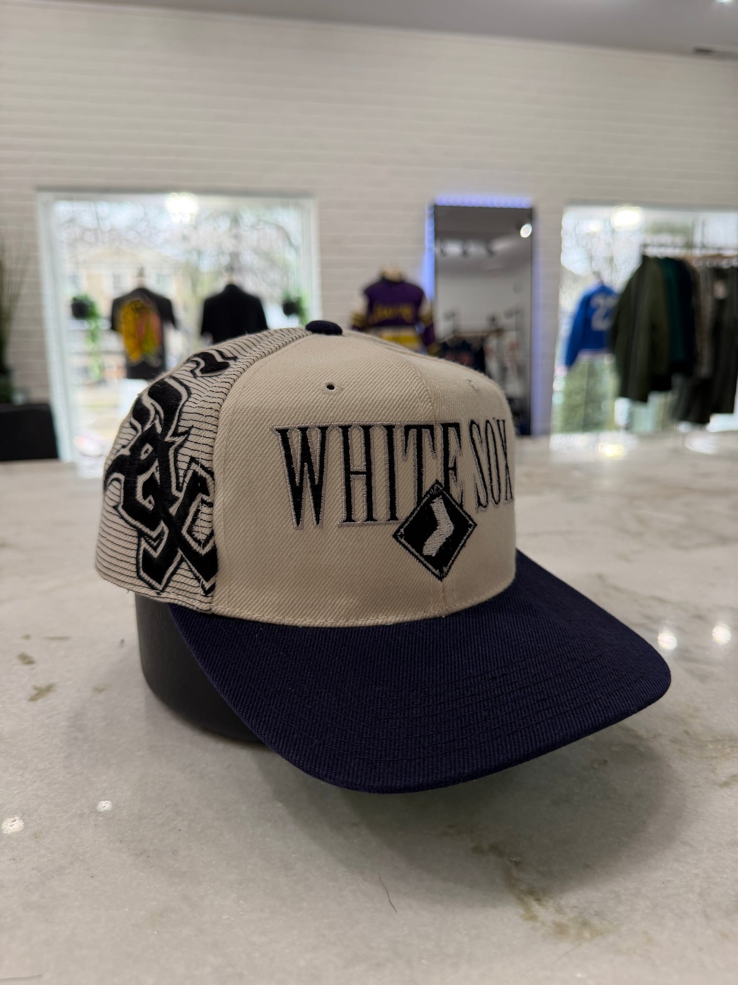 90s Chicago White Sox Sports Specialties Laser Hat