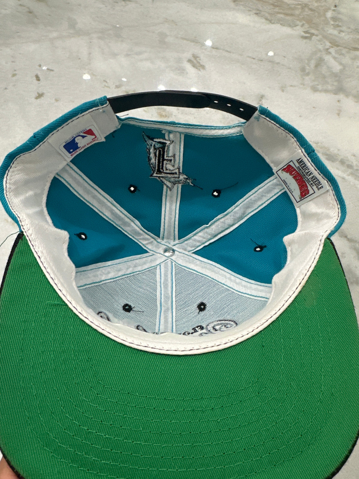 (Adult) Flordia Marlins Script Hat