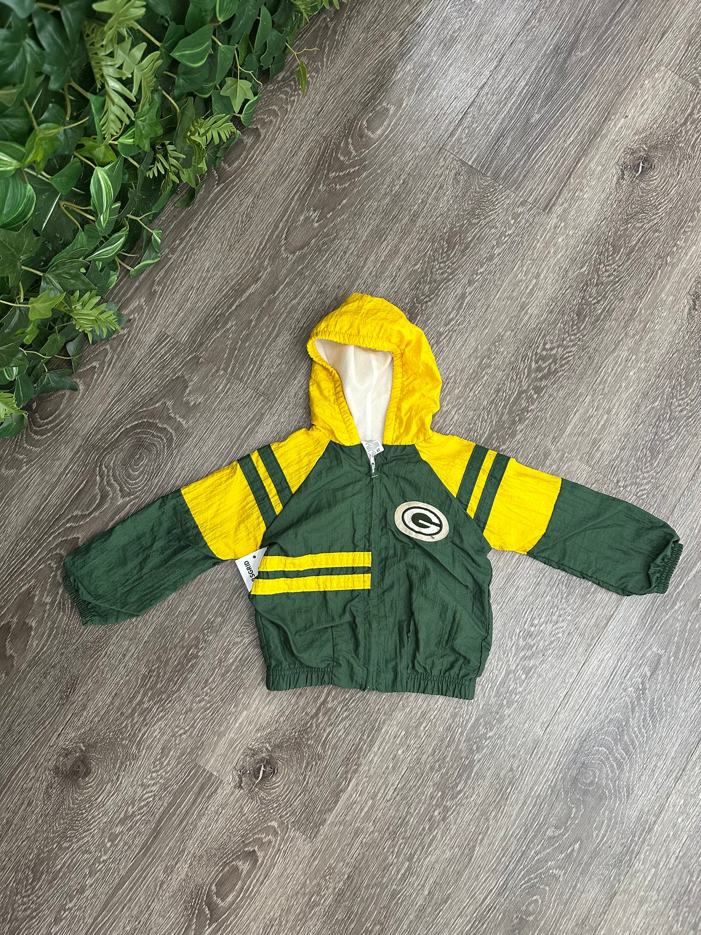 (Kids Small) 90s NFL Green Bay Packers Jacket 007