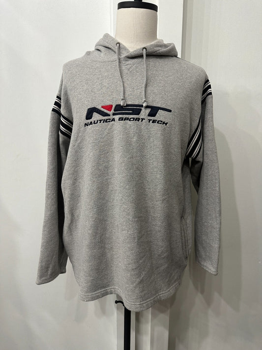 (Mens L) Nautica Sport Gray Sweatshirt|3018