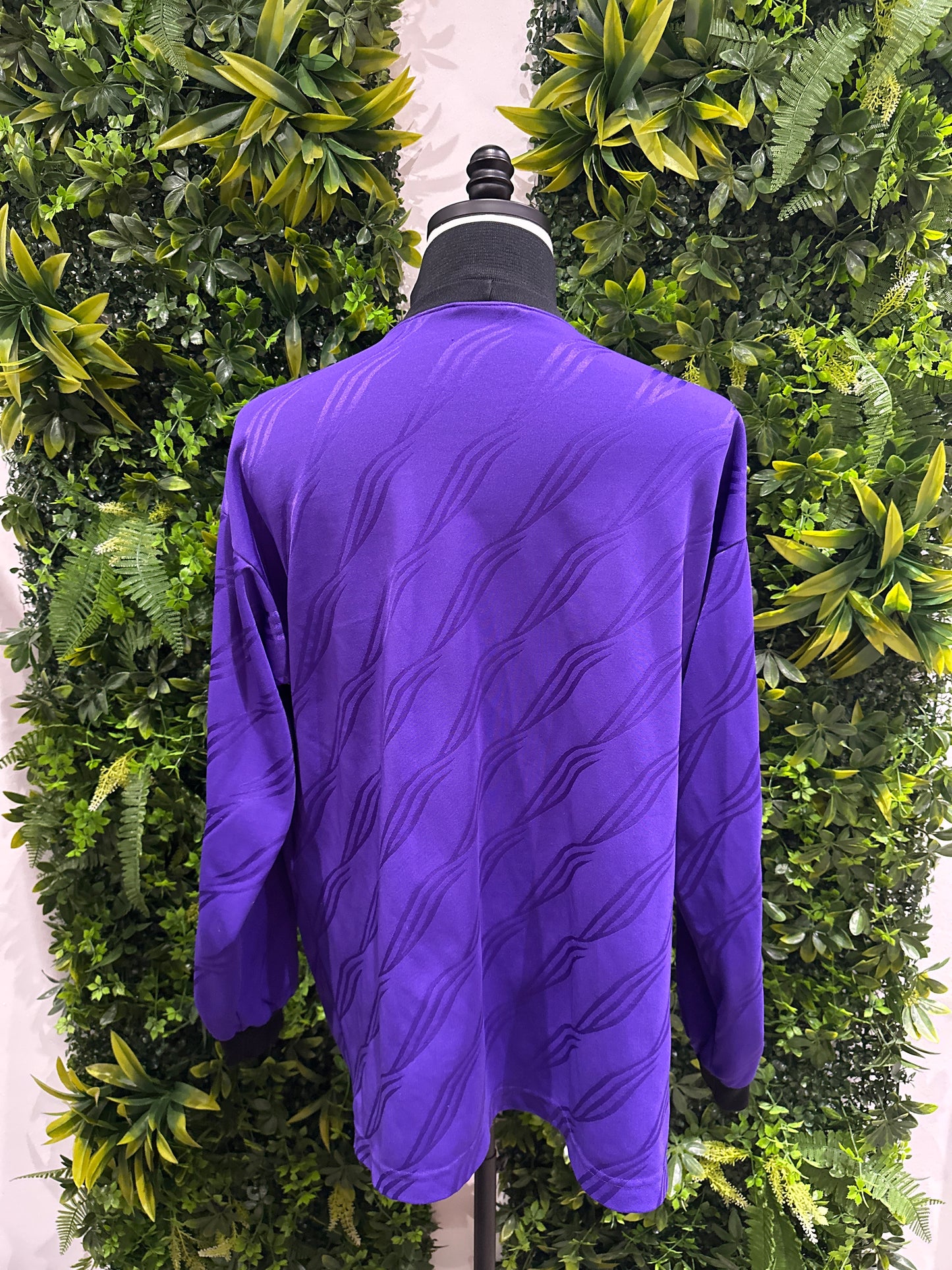 (Mens XL) 90s Adidas Purple Goali Soccer Jersey 007