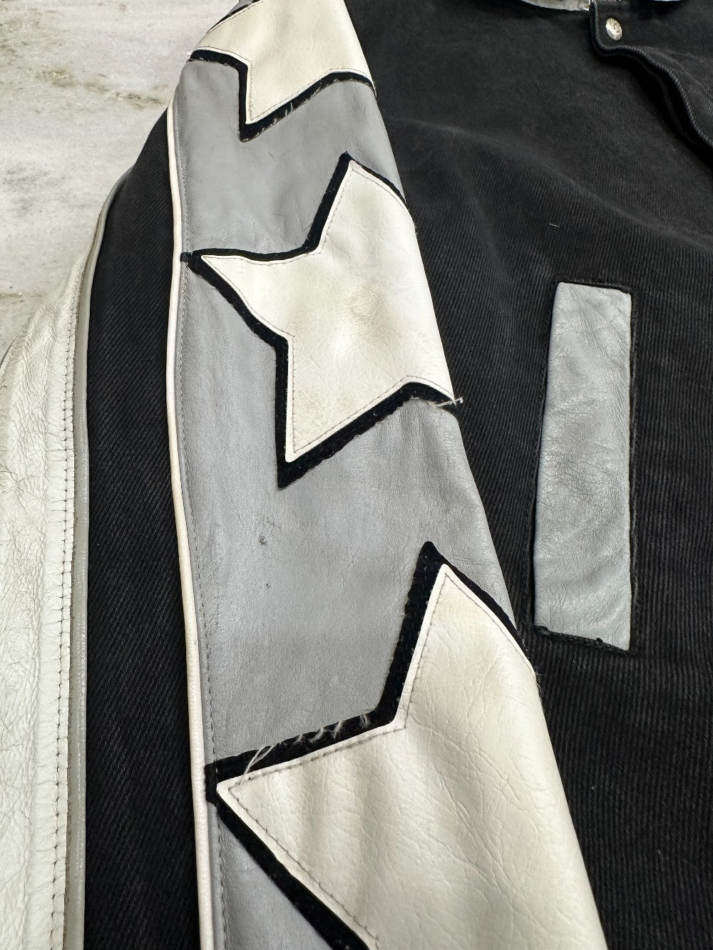 (Mens M) 90s Jeff Hamilton Oakland Raiders Jacket|1023