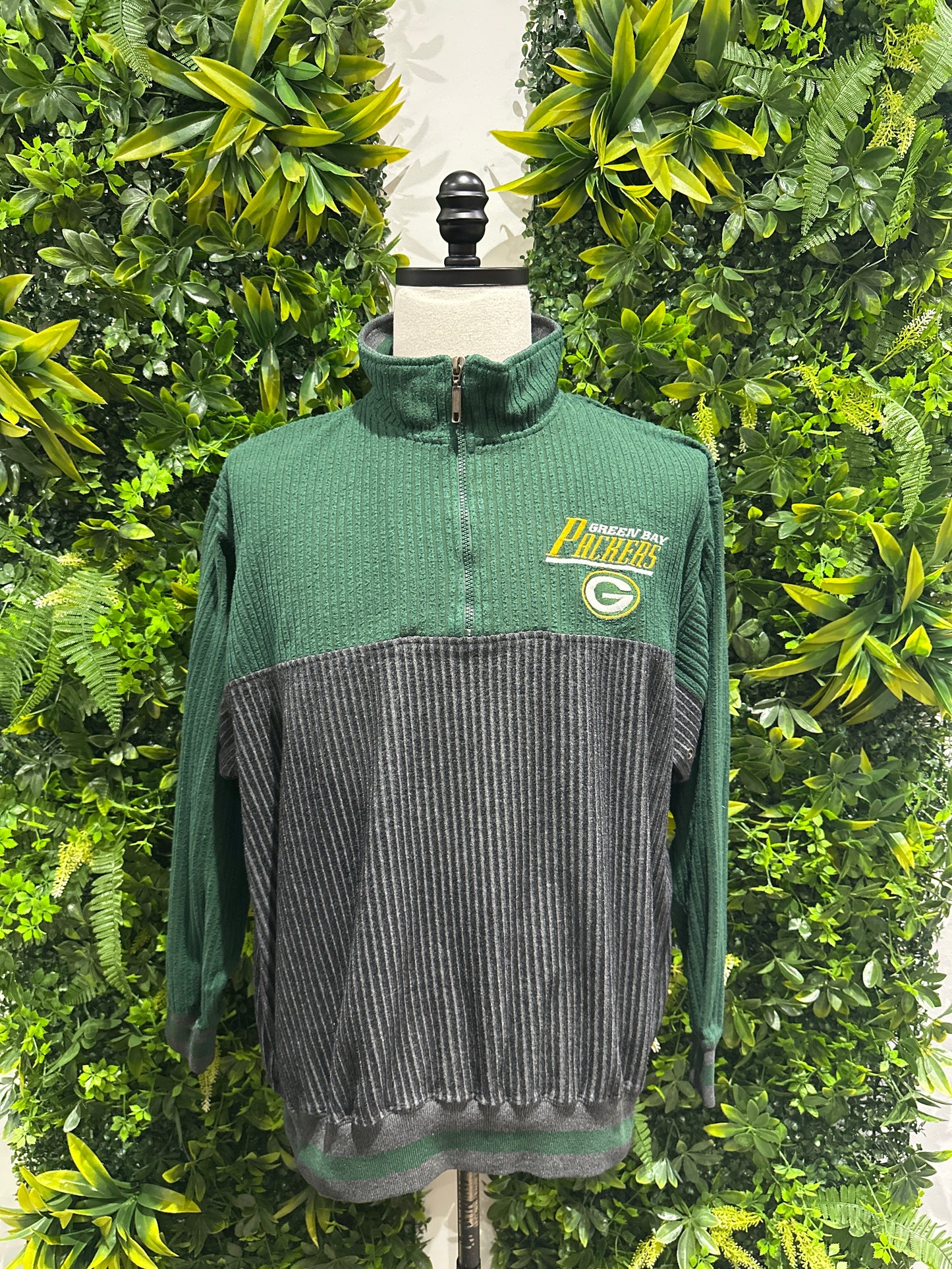 (Mens Large) Green Bay Packer Quarter Zip