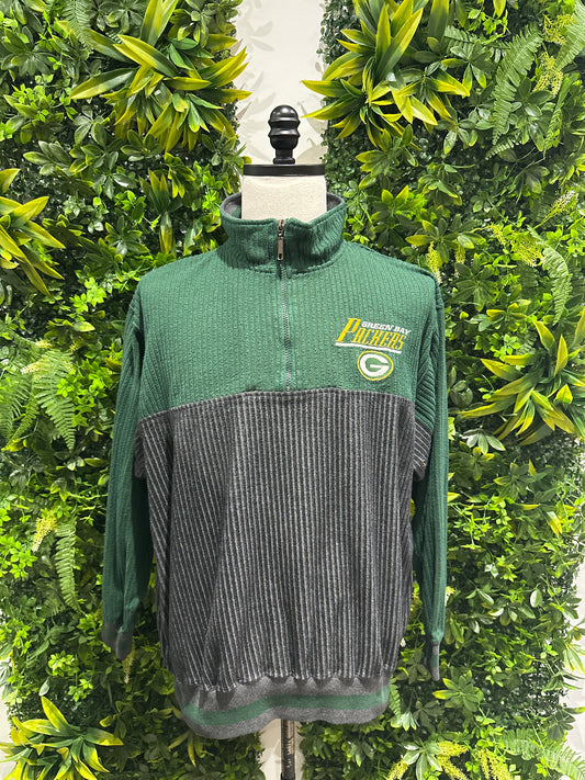 (Mens Large) Green Bay Packer Quarter Zip